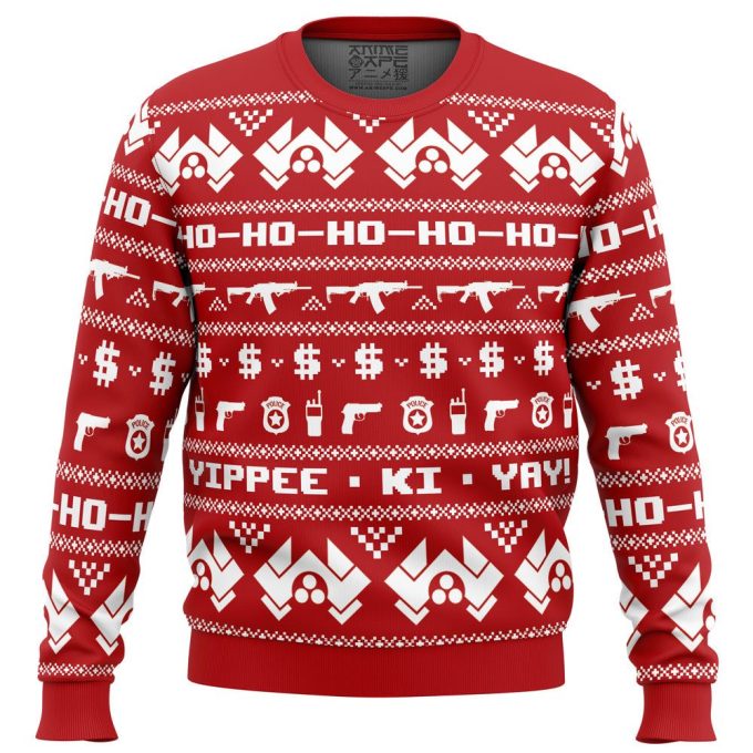 Get Festive with McClane Winter Die Hard Ugly Christmas Sweater – Perfect Holiday Attire!