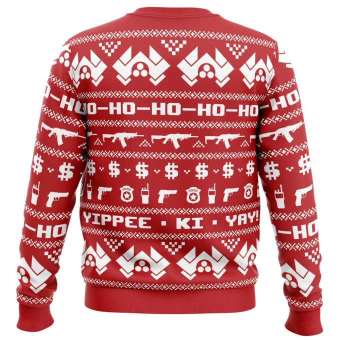 Get Festive in McClane Winter Die Hard Ugly Christmas Sweater – Perfect for Holiday Fun!