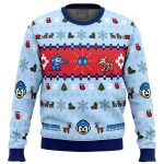 Mega Man Mega Holiday Ugly Christmas Sweater – Festive Gamer Apparel for a Memorable Season