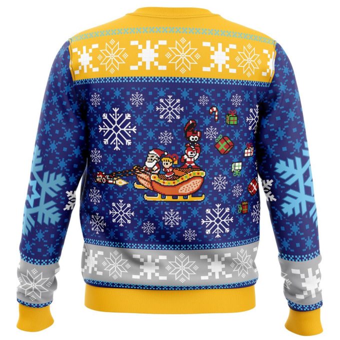 Mega Merry Christmas Mega Man Ugly Sweater: Festive & Fun Holiday Attire