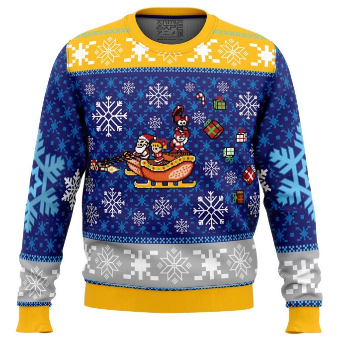 Mega Merry Christmas Mega Man Ugly Sweater: Festive & Fun Holiday Attire
