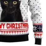 Get Festive with the Meowy Christmas Graphic Ugly Sweater – Perfect for Christmas!