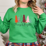 Merry & Bright Christmas Sweater: Festive Holiday Knitwear for a Stylish Season