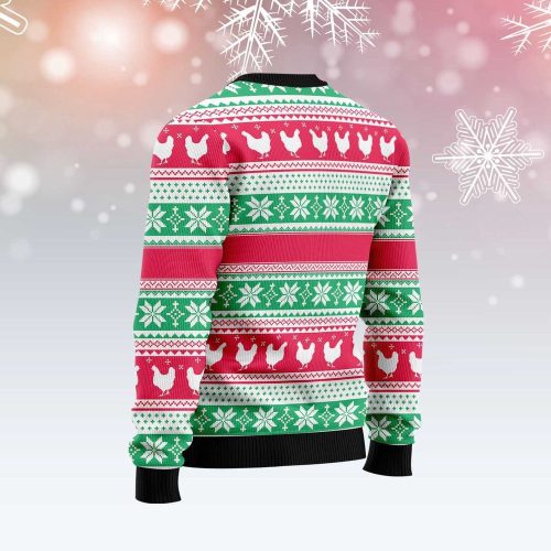 Merry Chickmas Ugly Christmas Sweater – Funny Family Holiday Gifts