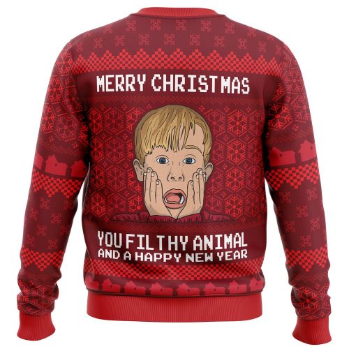 Merry Christmas Home Alone Ugly Sweater: Festive & Fun Holiday Attire!