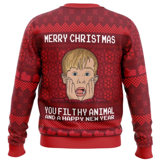 Merry Christmas Home Alone Ugly Sweater: Festive & Fun Holiday Attire!