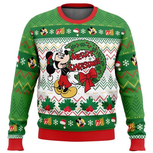 Mickey Mouse Disney Ugly Christmas Sweater – Festive Merry Christmas Apparel