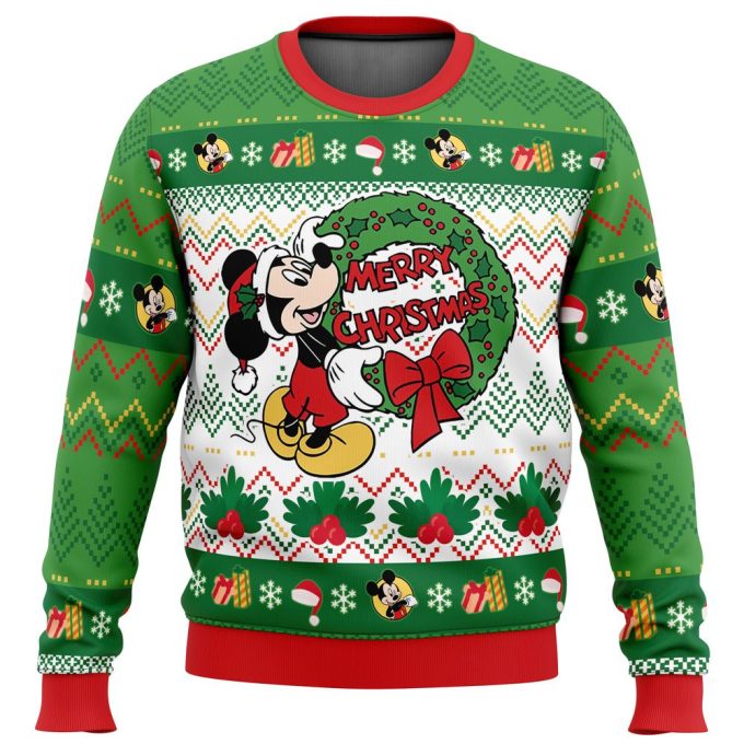 Mickey Mouse Disney Ugly Christmas Sweater – Festive Merry Christmas Apparel