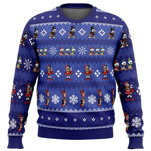 Merry Christmas Uncle Scrooge DuckTales Ugly Sweater: Festive Holiday Apparel!