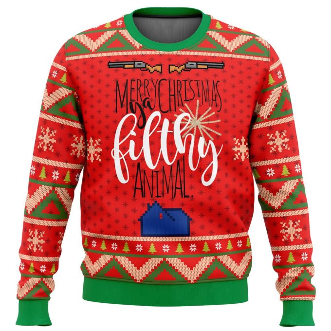 Merry Christmas Ya Filthy Animal Ugly Sweater: Festive & Fun Xmas Attire!