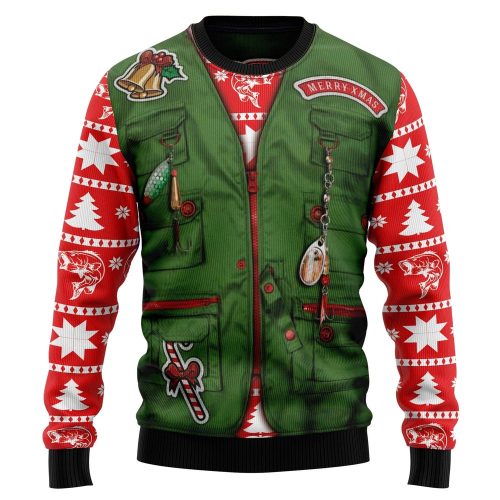 Merry Fishmas Unisex Crewneck Sweater – Ultimate Ugly Christmas Sweater