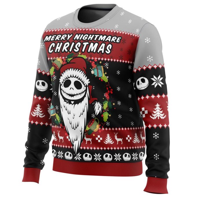 Merry Nightmare: The Nightmare Before Christmas Ugly Sweater – Festive & Trendy
