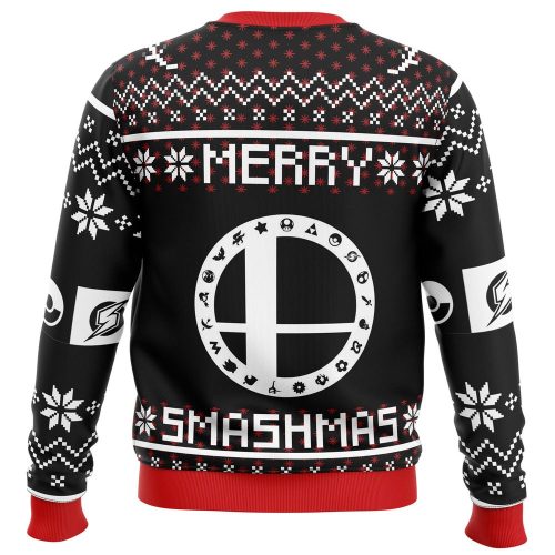 Merry Smashmas: Super Smash Bros Ugly Christmas Sweater – Festive & Fun Gaming Apparel