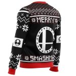 Merry Smashmas Ugly Christmas Sweater – Super Smash Bros Holiday Apparel