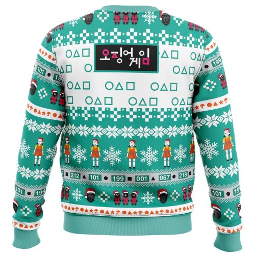Merry Squidmas Sweater: Get Festive with Squid Game Christmas Attire!