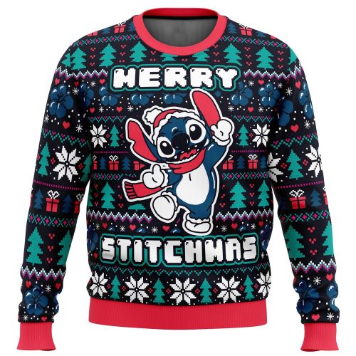 Merry Stitchmas: Get Festive with the Stitch Ugly Christmas Sweater!