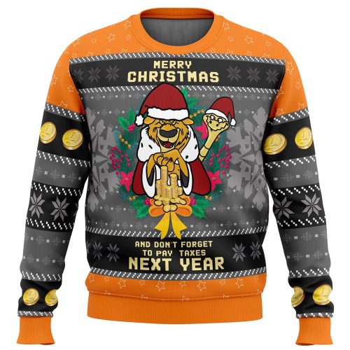 Merry Texas Christmas Robin Hood Ugly Sweater - Festive and Unique Holiday Attire