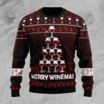 Merry Winemas Ugly Christmas Sweater – Hilarious Family Holiday Gifts