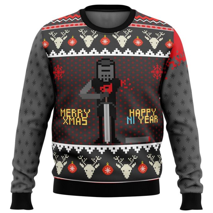 Merry Xmas & Happy Ni Year Monty Python Ugly Christmas Sweater – Festive & Funny Attire