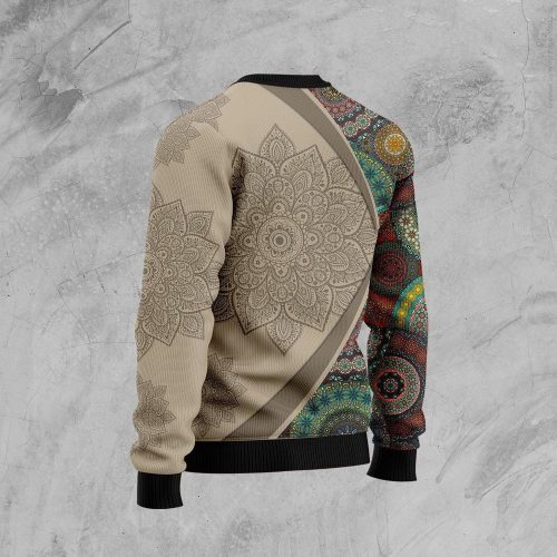 Michigan Mandala Ugly Christmas Sweater – Festive Xmas Ugly Sweater
