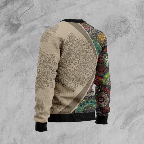 Michigan Mandala Ugly Christmas Sweater – Festive Xmas Ugly Sweater