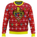 Mighty Morphin Power Rangers Ugly Christmas Sweater – Festive Print for Fans