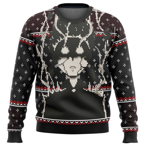 Get Festive with Mob Psycho 100 Rage Ugly Christmas Sweater – Perfect for Anime Fans!