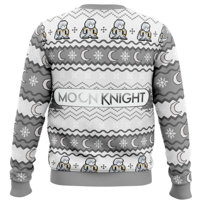 Moon Knight Ugly Christmas Sweater: Festive Marvel Apparel for a Memorable Holiday Look