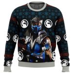 Mortal Kombat Sub Zero Ugly Christmas Sweater: Festive Gaming Gear for Fans!