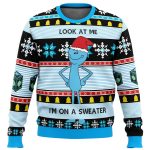 Get Festive with Mr Meeseeks Ugly Christmas Sweater – Limited Edition Fun Holiday Apparel