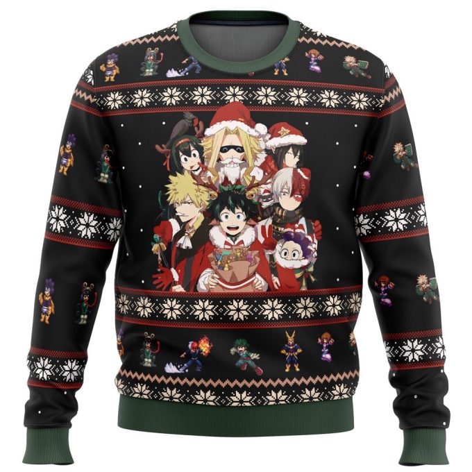 Get Festive with My Hero Academia Boku No Holiday Ugly Christmas Sweater!