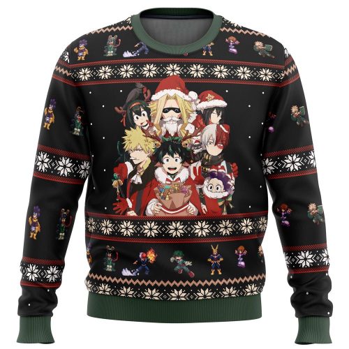 Get Festive with My Hero Academia Boku No Holiday Ugly Christmas Sweater!