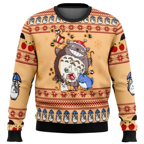 My Neighbor Totoro Alt Ugly Christmas Sweater: Festive Anime-Inspired Fashion
