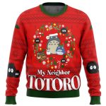 My Neighbor TOTORO CHRISTMAS Ugly Christmas Sweater: Festive Anime-Inspired Holiday Attire
