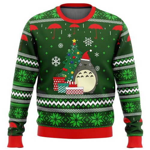 My Neighbor TOTORO GIFTS Ugly Christmas Sweater: Festive Anime Apparel for TOTORO Fans