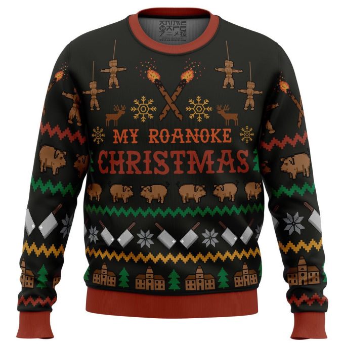 My Roanoke Christmas Ugly Sweater: American Horror Story Inspired Festive Attire