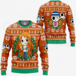 Nami Ugly Christmas Sweater: One Piece Anime Fans Festive Delight!