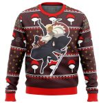 Naruto Sasuke Ugly Christmas Sweater: Festive & Stylish Anime-Inspired Attire!