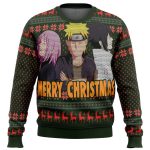 Naruto Squad 7 Ugly Christmas Sweater: Festive Anime Apparel for Fans!