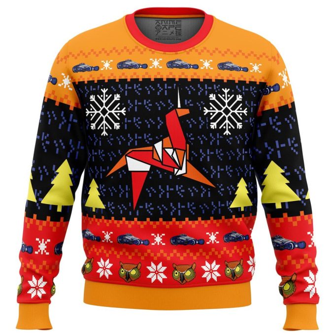 Nexus Xmas Blade Runner Ugly Christmas Sweater – Festive Sci-Fi Ugly Sweater for the Holidays