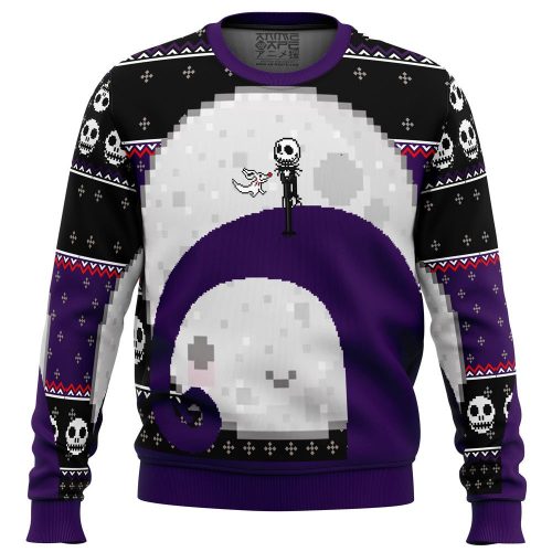 Spooky & Festive: Nightmare Before Christmas Jack Moon Ugly Christmas Sweater