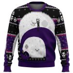 Spooky Style: Nightmare Before Christmas Jack Moon Ugly Sweater