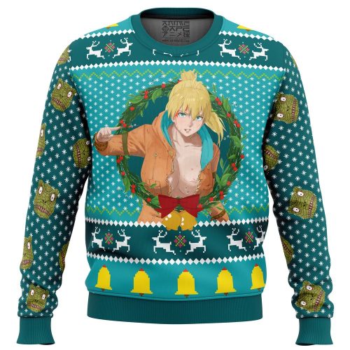 Nikaido Dorohedoro Ugly Christmas Sweater: Festive & Unique Attire for the Holidays!