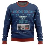 Retro Nintendo 80s Ugly Christmas Sweater: Vintage Gaming Fun!