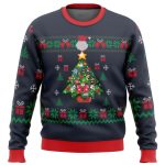 Nintendo Tree Ugly Christmas Sweater – Festive Gaming Apparel for Nintendo Fans