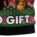 Get Festive with the No Lift No Gift Christmas Graphic Sweater – Ugly Christmas Sweater!