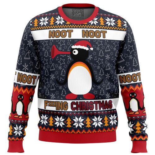 Noot Christmas Pingu Ugly Christmas Sweater: Festive & Fun Holiday Attire!
