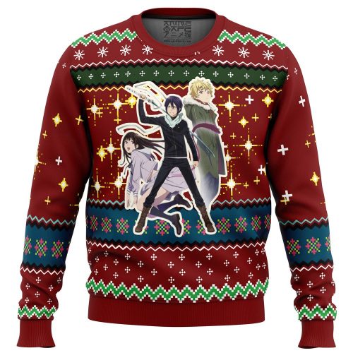 Get Festive with Noragami Ugly Christmas Sweater – Perfect Holiday Gift!