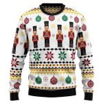 Festive Nutcracker Group Ugly Christmas Sweater – Funny Family Holiday Gift