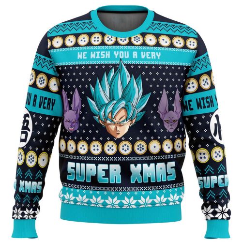 Nysekai "A Very Saiyan Christmas Dragon Ball Z Ugly" Christmas Sweater